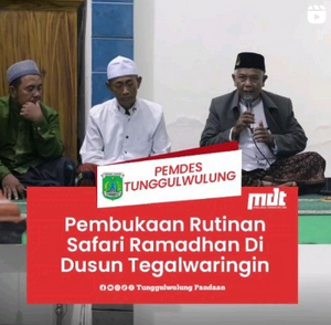 Safari Ramadhan 1445 H/2024 M Dukung Kebersamaan Umat, Pemerintah Desa Tunggulwulung Gandeng Ranting NU Tunggulwulung