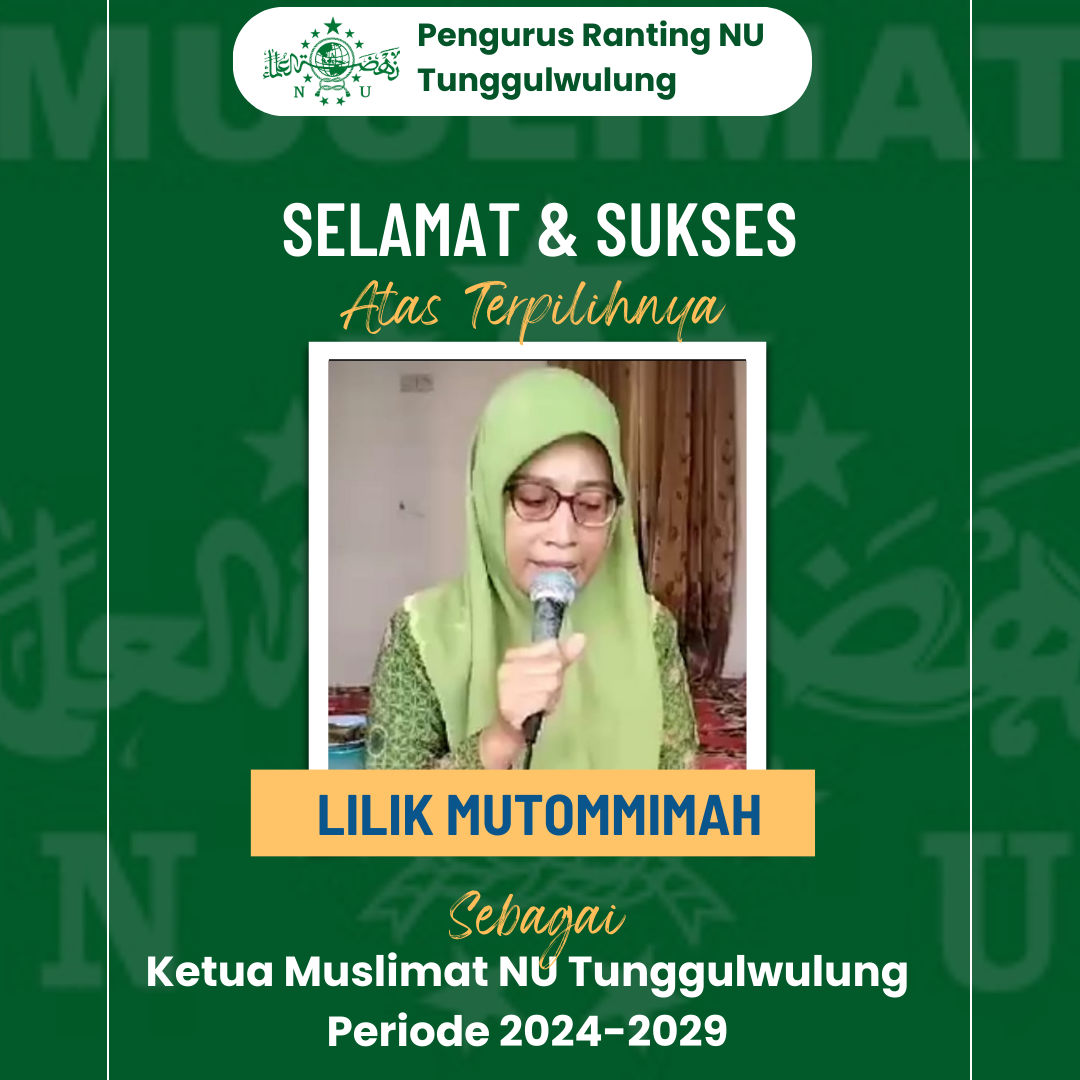 Pemilihan Ketua Muslimat Ranting NU Tunggulwulung Pandaan Berlangsung Lancar